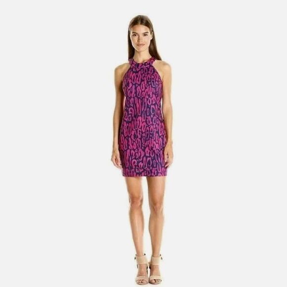 Trina Trina Turk Women's Upscale Ombre Leopard Ponte Dress ($102) NWT SIze XS - Picture 1 of 9